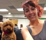 Aubrey and Skylar before class