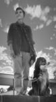 Avery and Bela on wall clouds