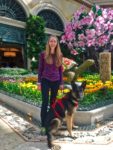 Liz and Falko with flower tortoise