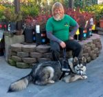 Nick and Tanka at garden center